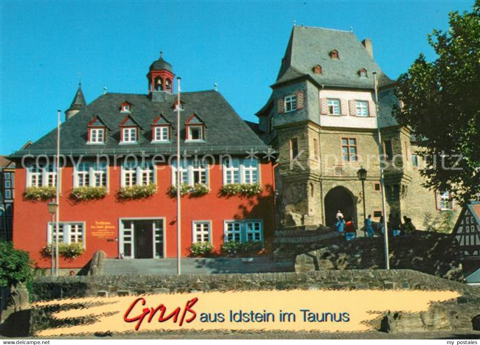 73206582 Idstein Deutsche Fachwerkstrasse Rathaus Idstein - Idstein