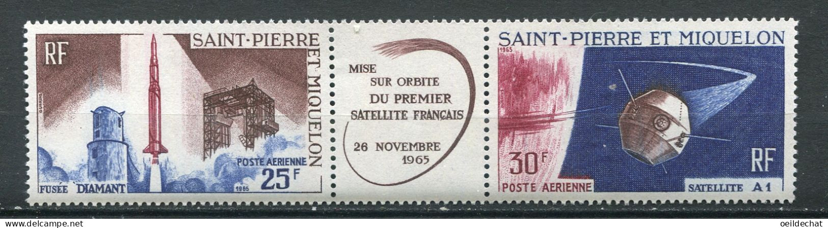 26343 Saint-Pierre-et-Miquelon  PA34A* Lancement Du Premier Satellite Français, à Hammaguir  1966  TB - Unused Stamps