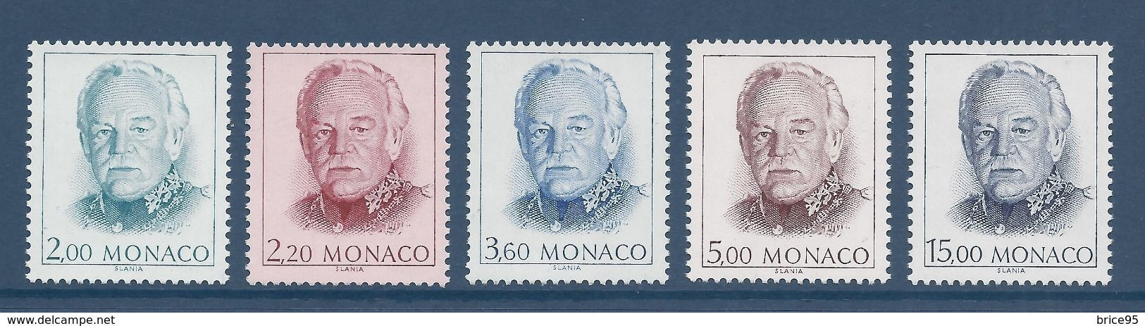 Monaco - YT N° 1671 à 1675 ** - Neuf Sans Charnière - 1989 - Neufs