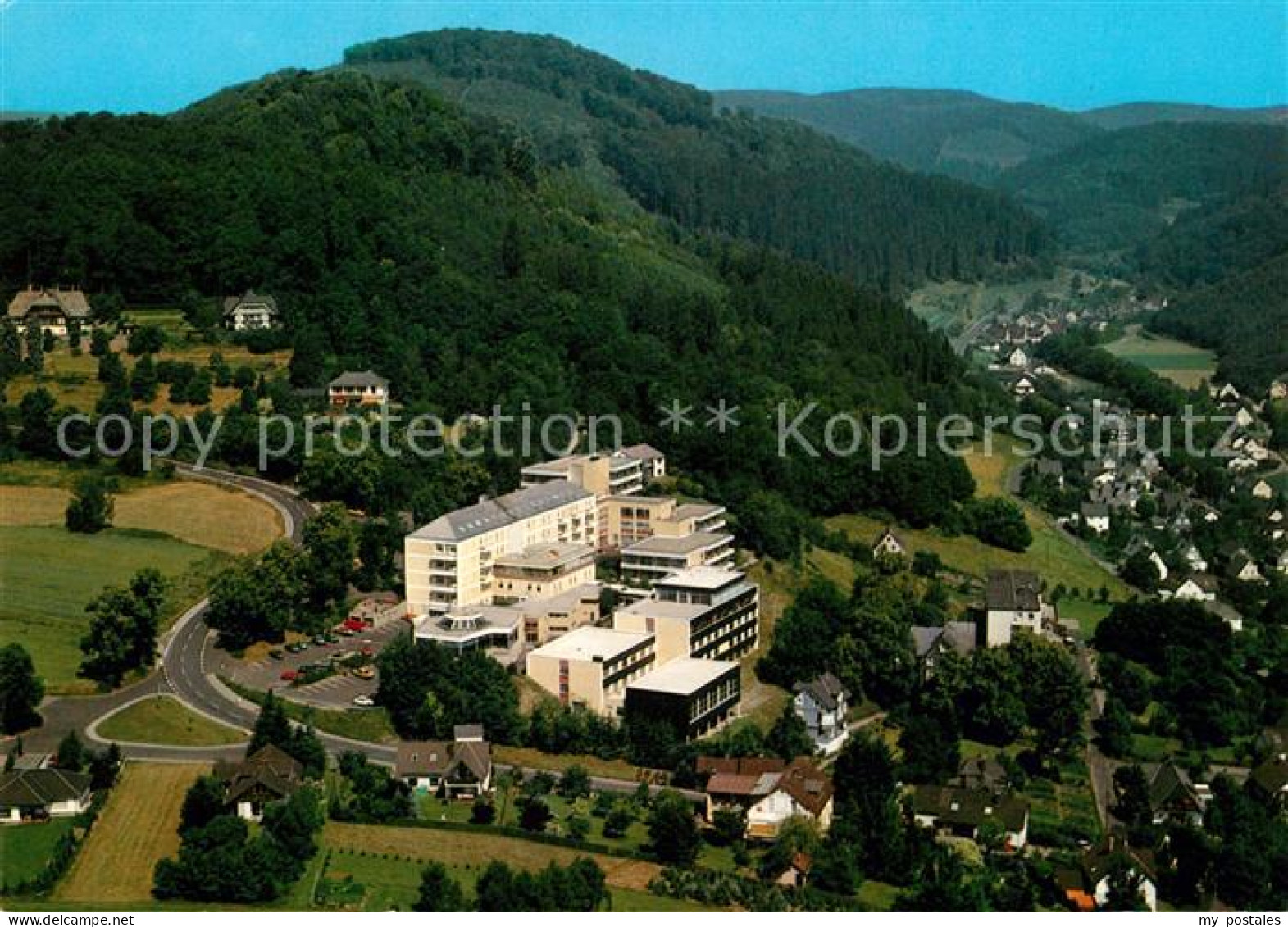 73205840 Bad Laasphe Fliegeraufnahme Schlossberg-Klinik Bad Laasphe - Bad Laasphe