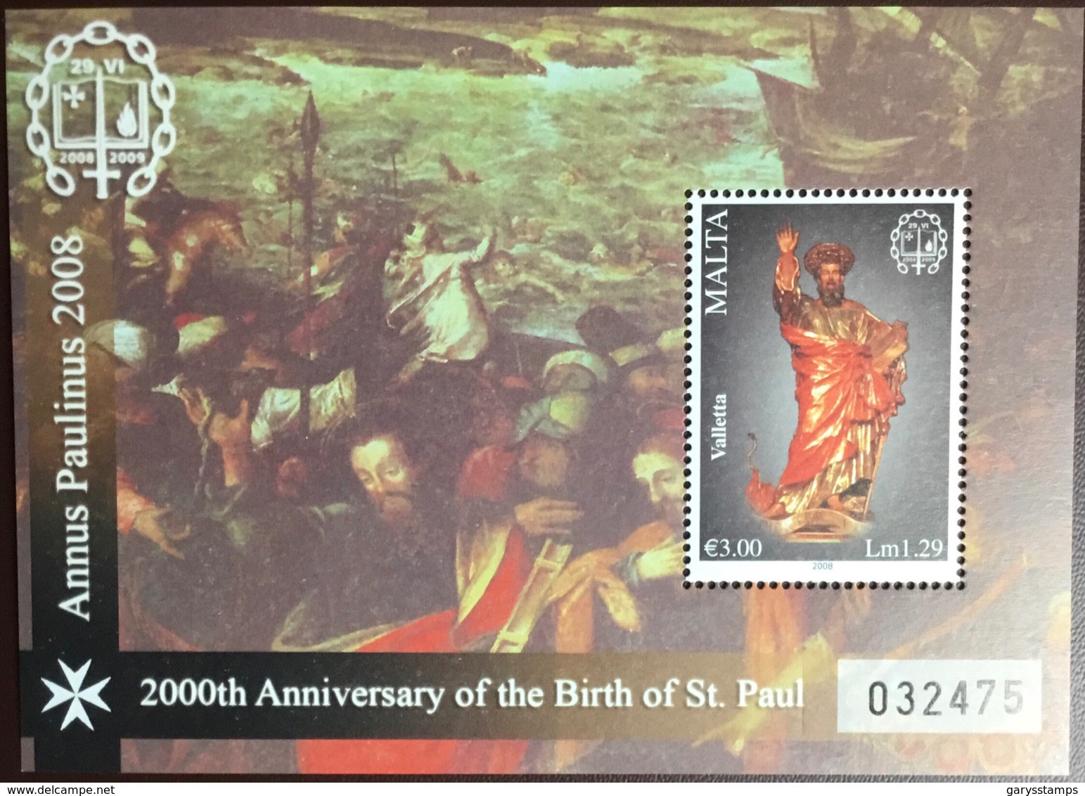 Malta 2008 St Paul Anniversary Minisheet MNH - Malte