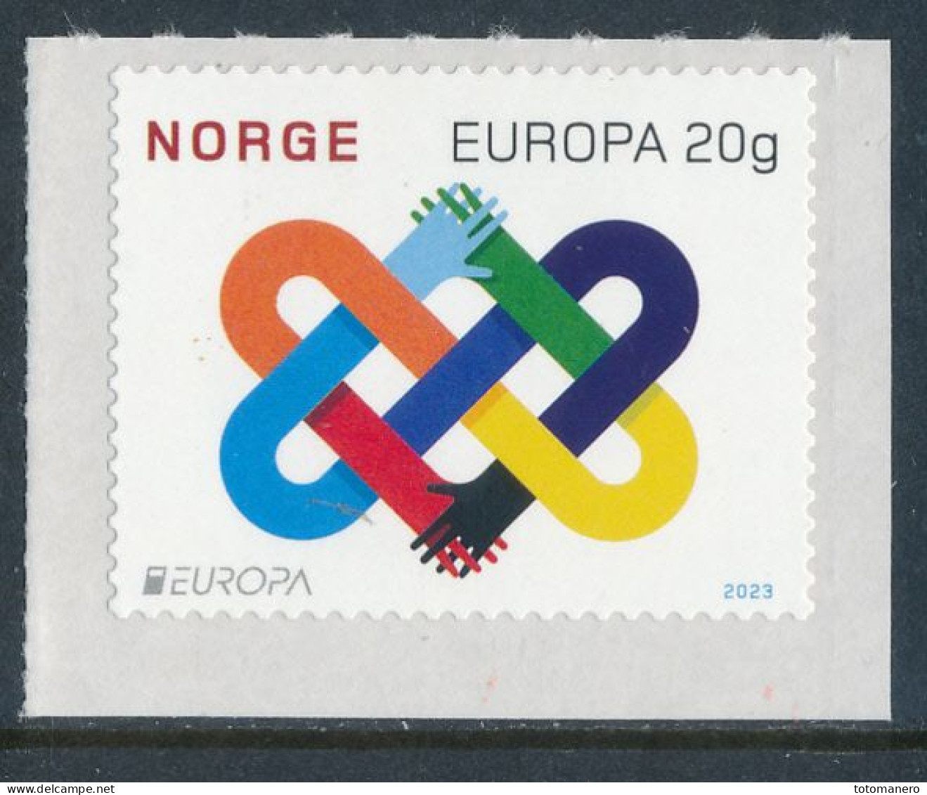 NORWAY/Norwegen, EUROPA 2023 "Peace, The Highest Value Of Humanity" 1v** - 2022