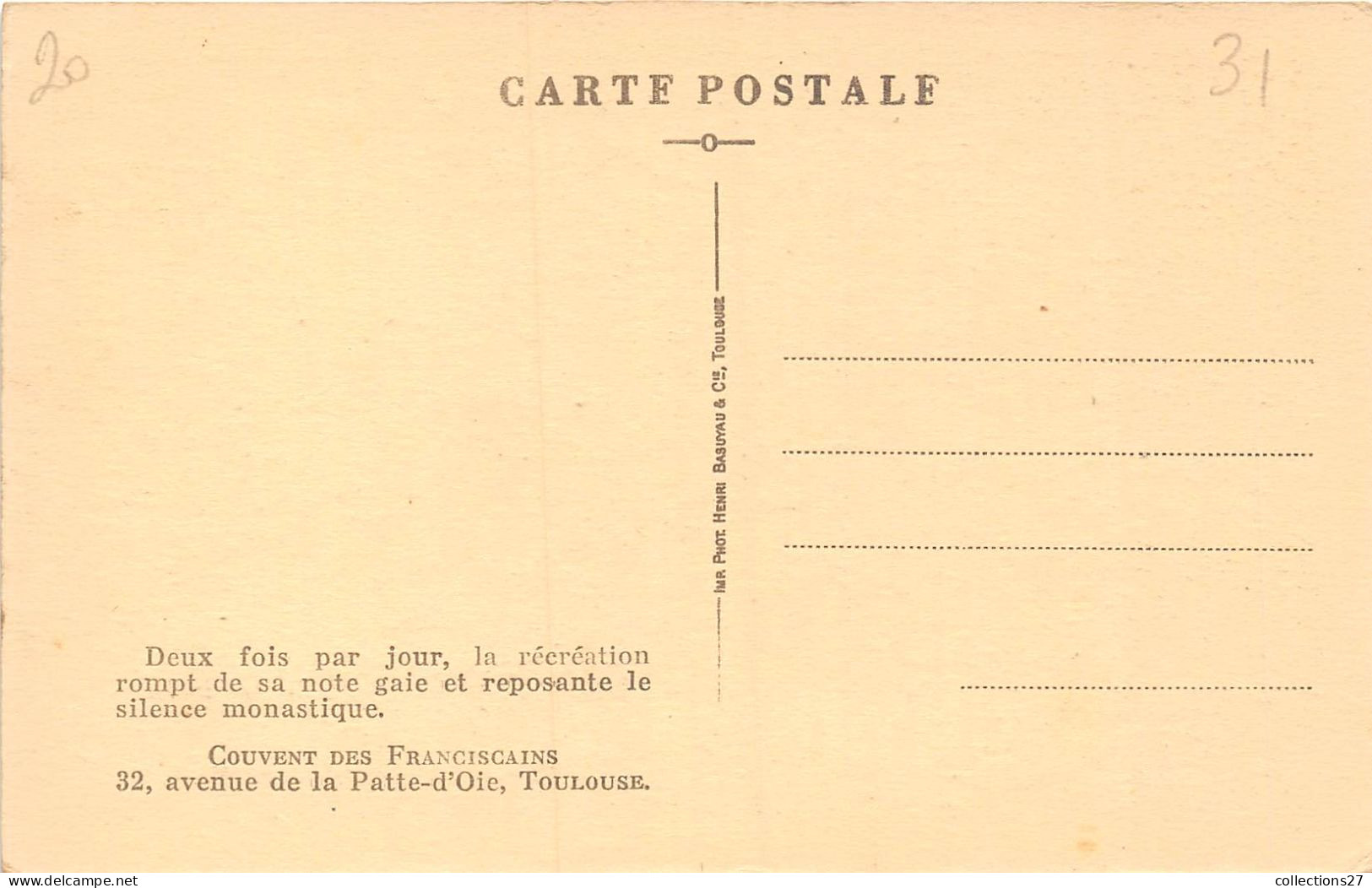 LOT DE 1000 CARTES POSTALES ANCIENNES FRANCE  ( QUELQUES EXEMPLES ) - 500 Karten Min.