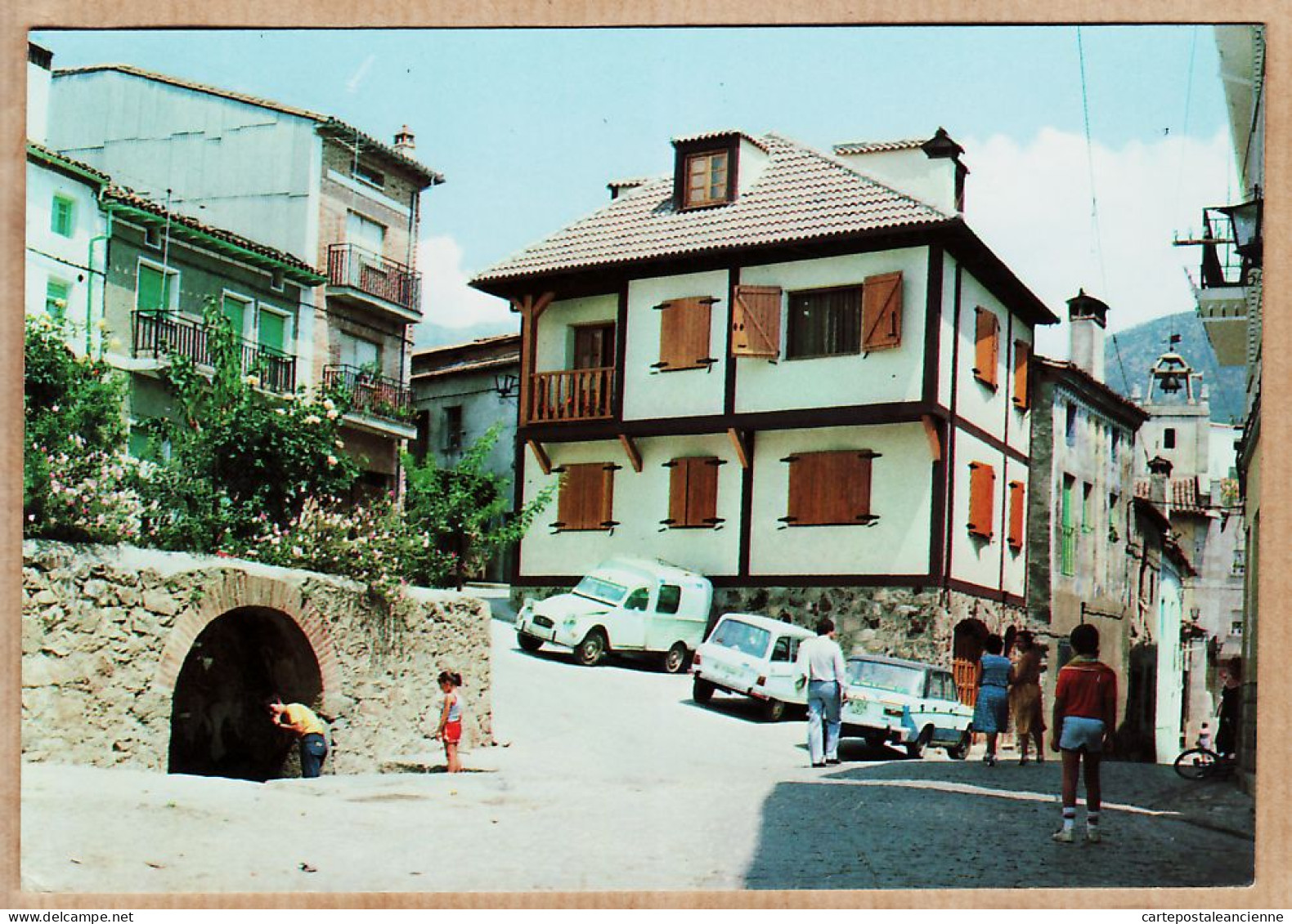 20218 / ⭐ ◉  EL ARENAL Castilla Y León La Fuentecilla Place Citroën 2CV Fourgonette Ami 8 SEAT 1975s  BEJAR N°345  - Ávila