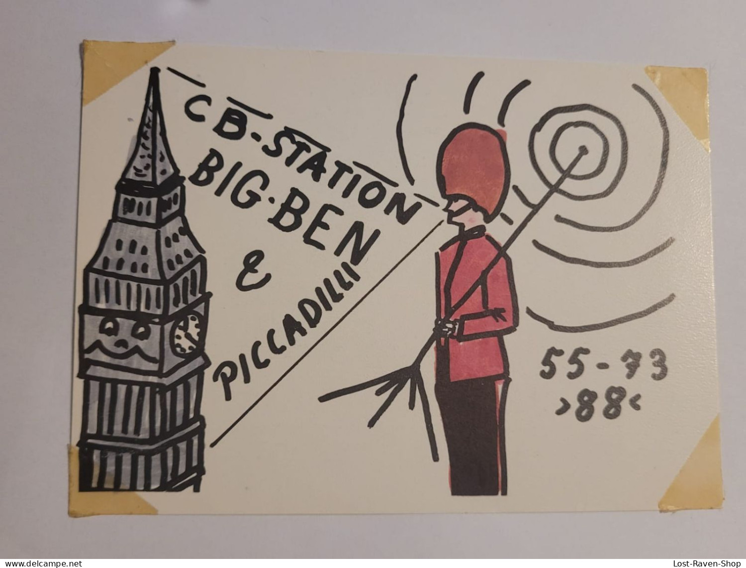 QSL Karte - CB-Station Big Ben & Piccadilli - Essen - CB-Funk