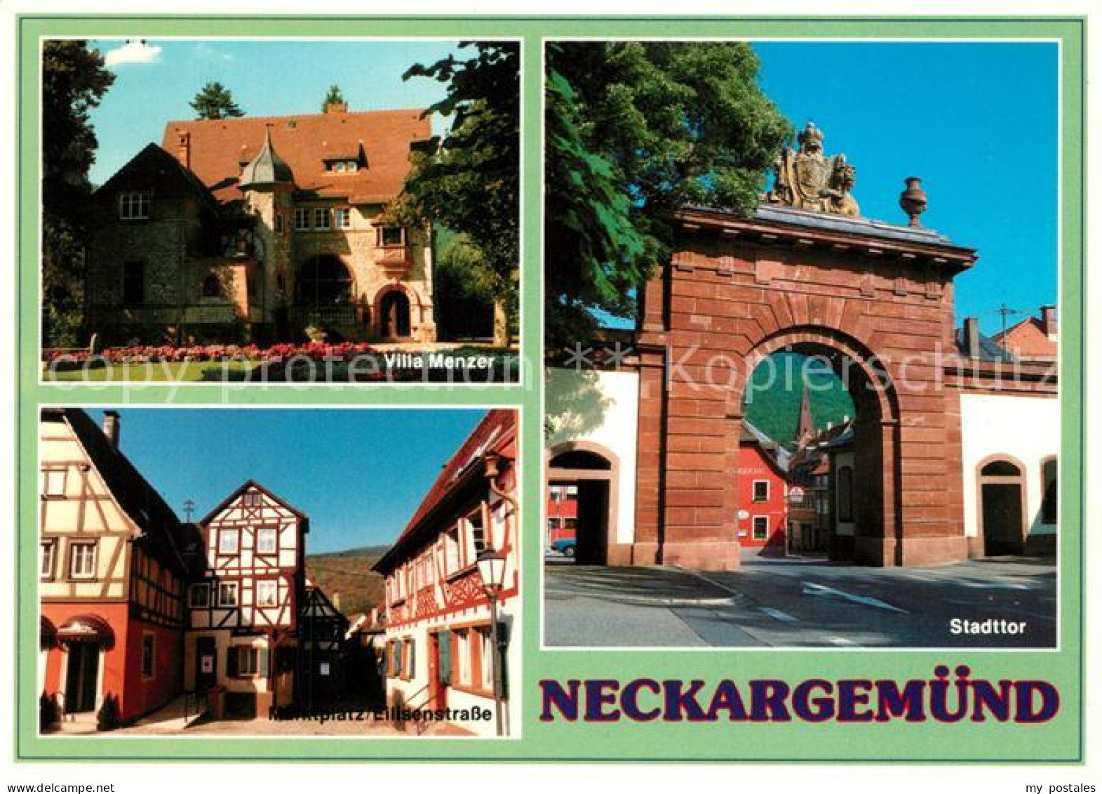 73205596 Neckargemuend Villa Menzer Marktplatz Elisenstrasse Stadttor Neckargemu - Neckargemuend