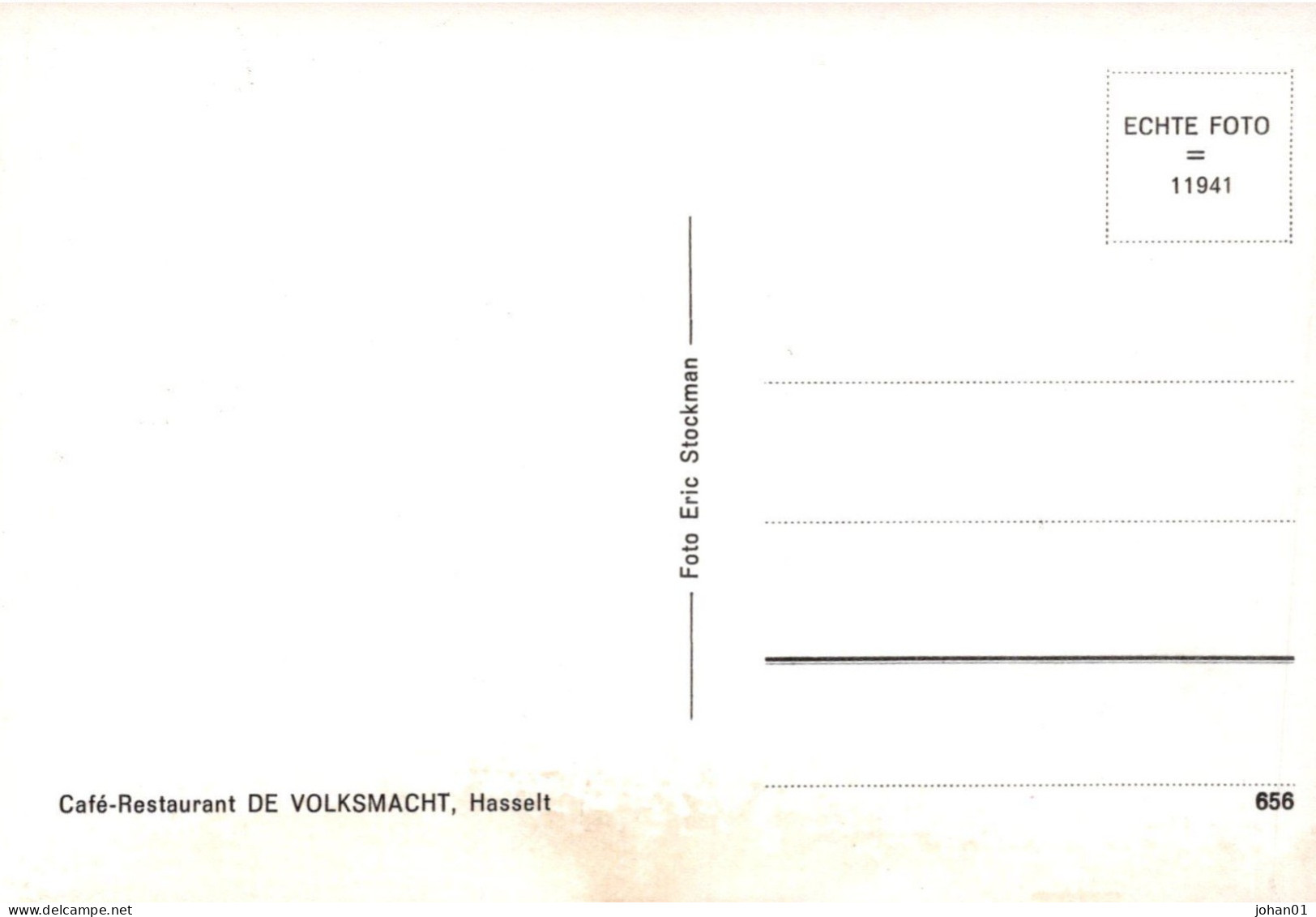 HASSELT - 1956 - 5 ansichten café rest DE VOLKSMACHT