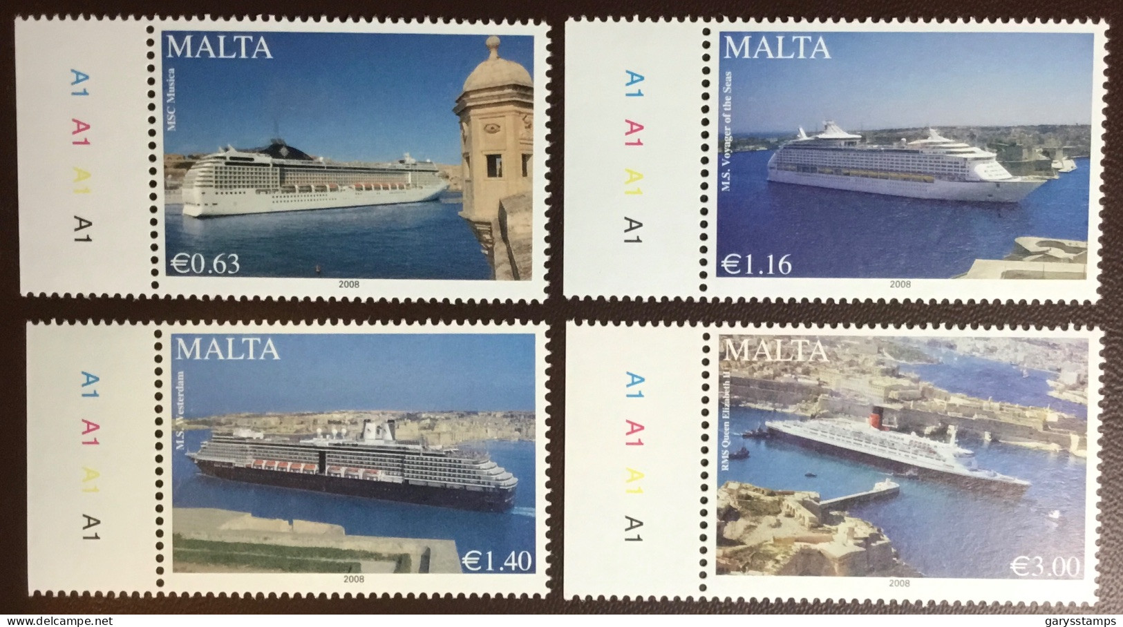 Malta 2008 Cruise Liners MNH - Malte