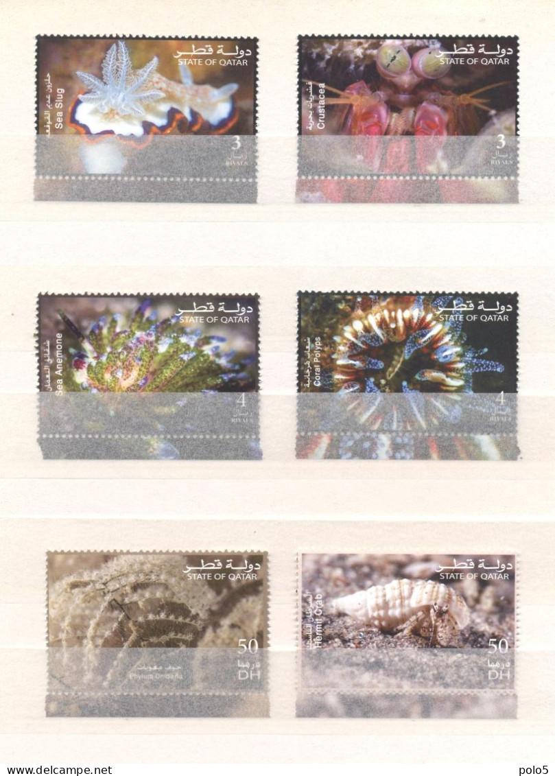 Qatar 2017-Marine Life Set (6v) - Qatar