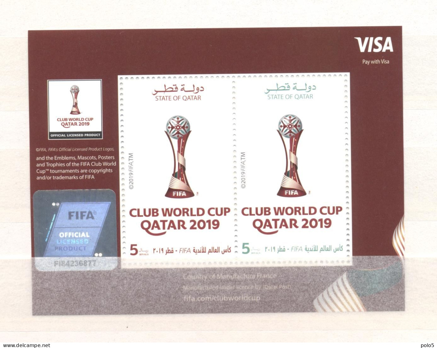 Qatar 2017-FIFA World Cup Qatar 2022 M/Sheet - Qatar