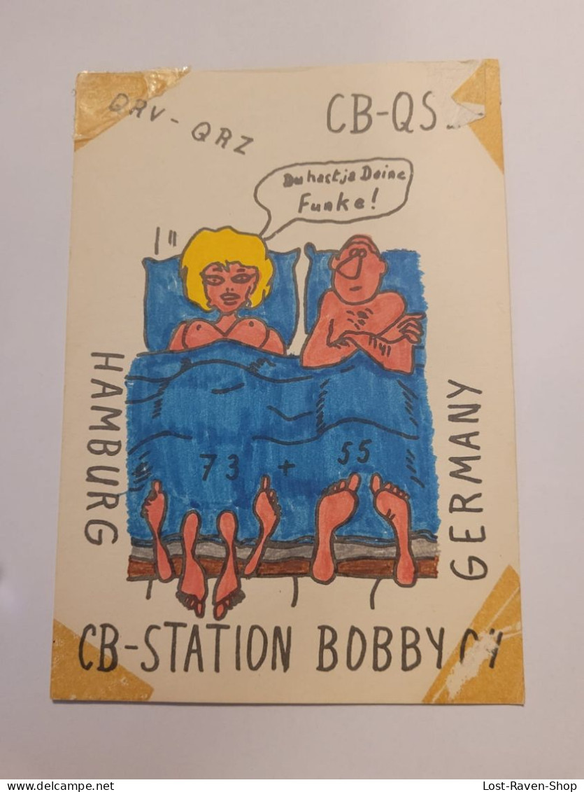 QSL Karte - CB-Station Bobby - Hamburg - Radio
