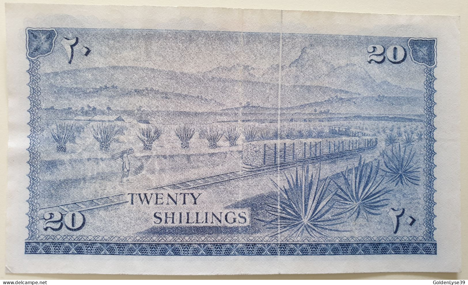 Billet De Banque KENYA - 1er Juillet 1968 (post-indépendance), 20 Shillings - Rare TTB+ - Other - Africa