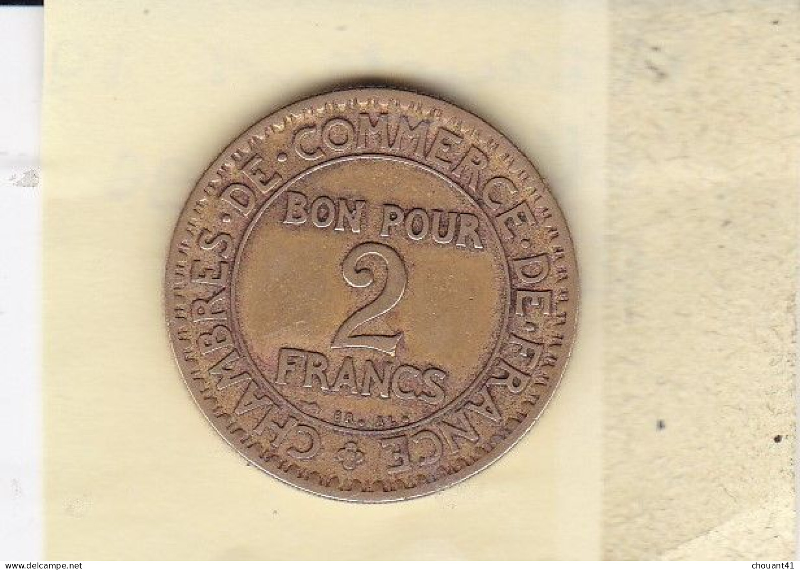 Chambre De Commerce Et D'industrie 1923 Bel état Voir Scan - 2 Francs