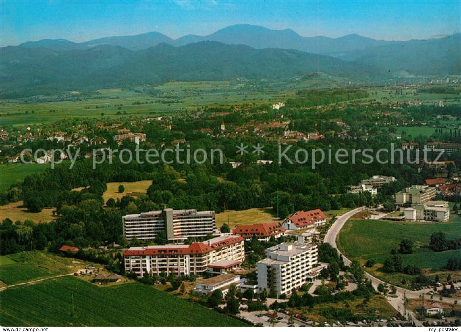 73205102 Bad Krozingen Fliegeraufnahme Reha-Kliniken Sinnighofen Lazariterhof Sc - Bad Krozingen