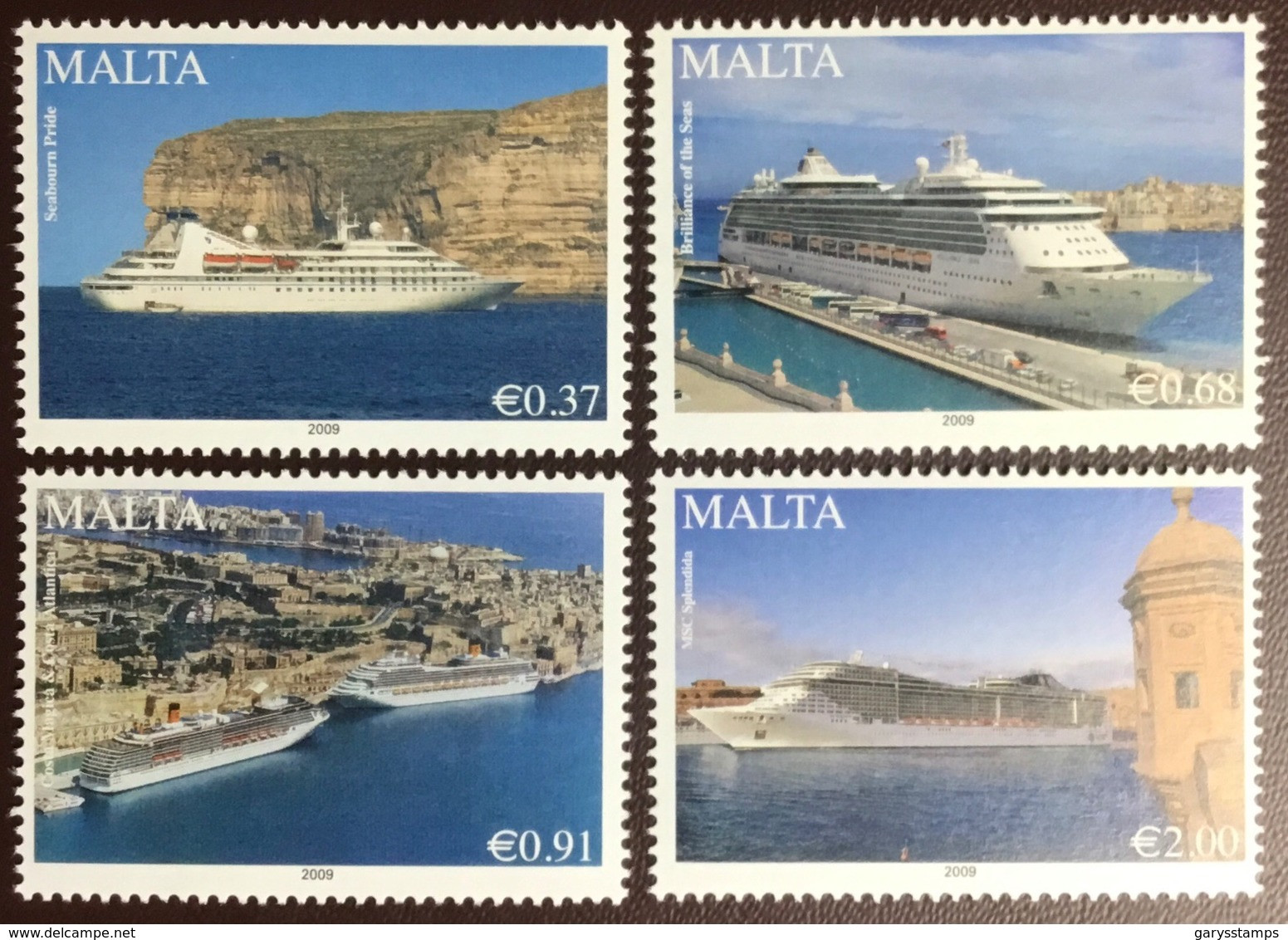 Malta 2009 Cruise Liners Ships MNH - Malte