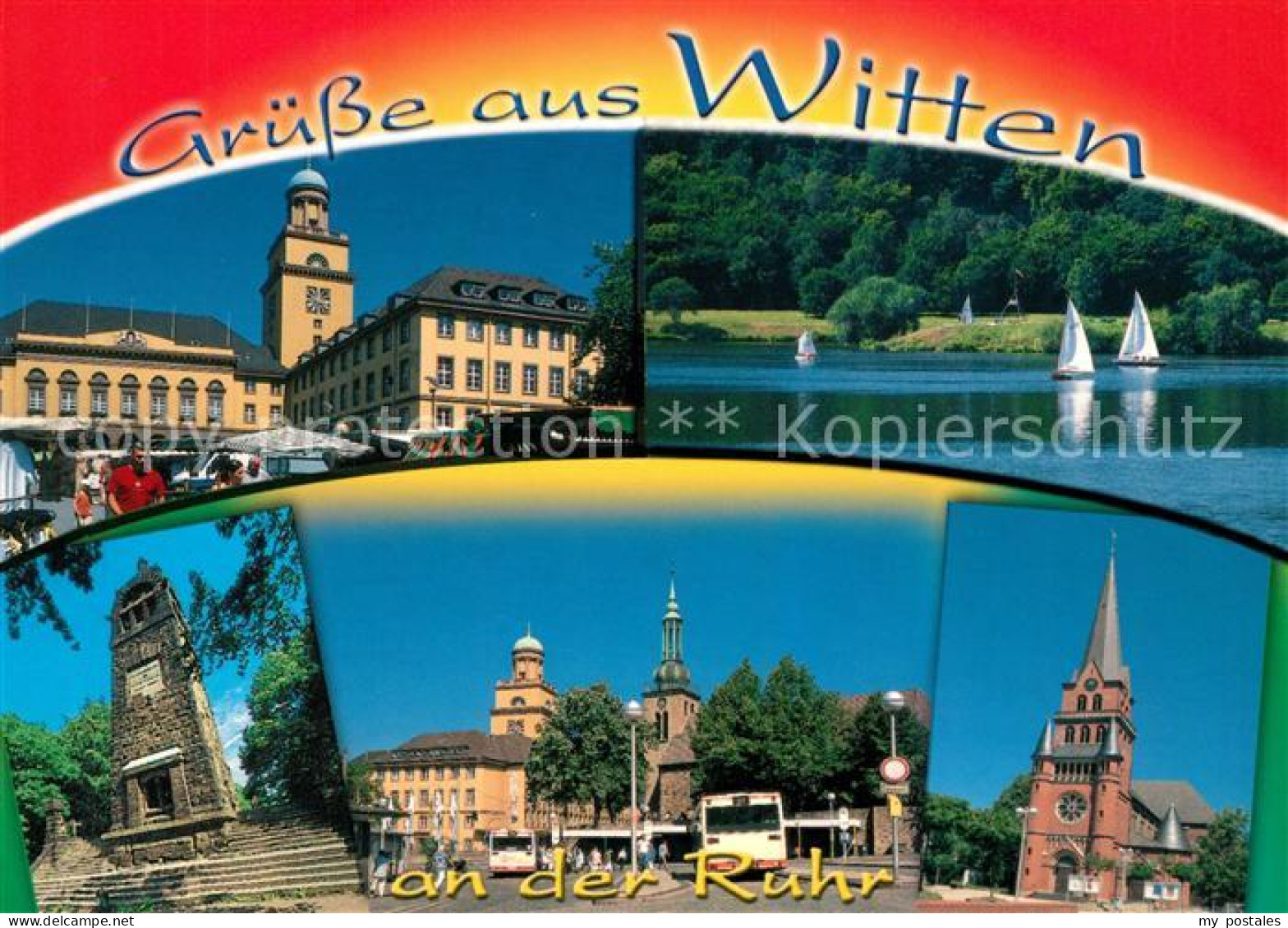 73204977 Witten Ruhr Ortsansichten Witten Ruhr - Witten