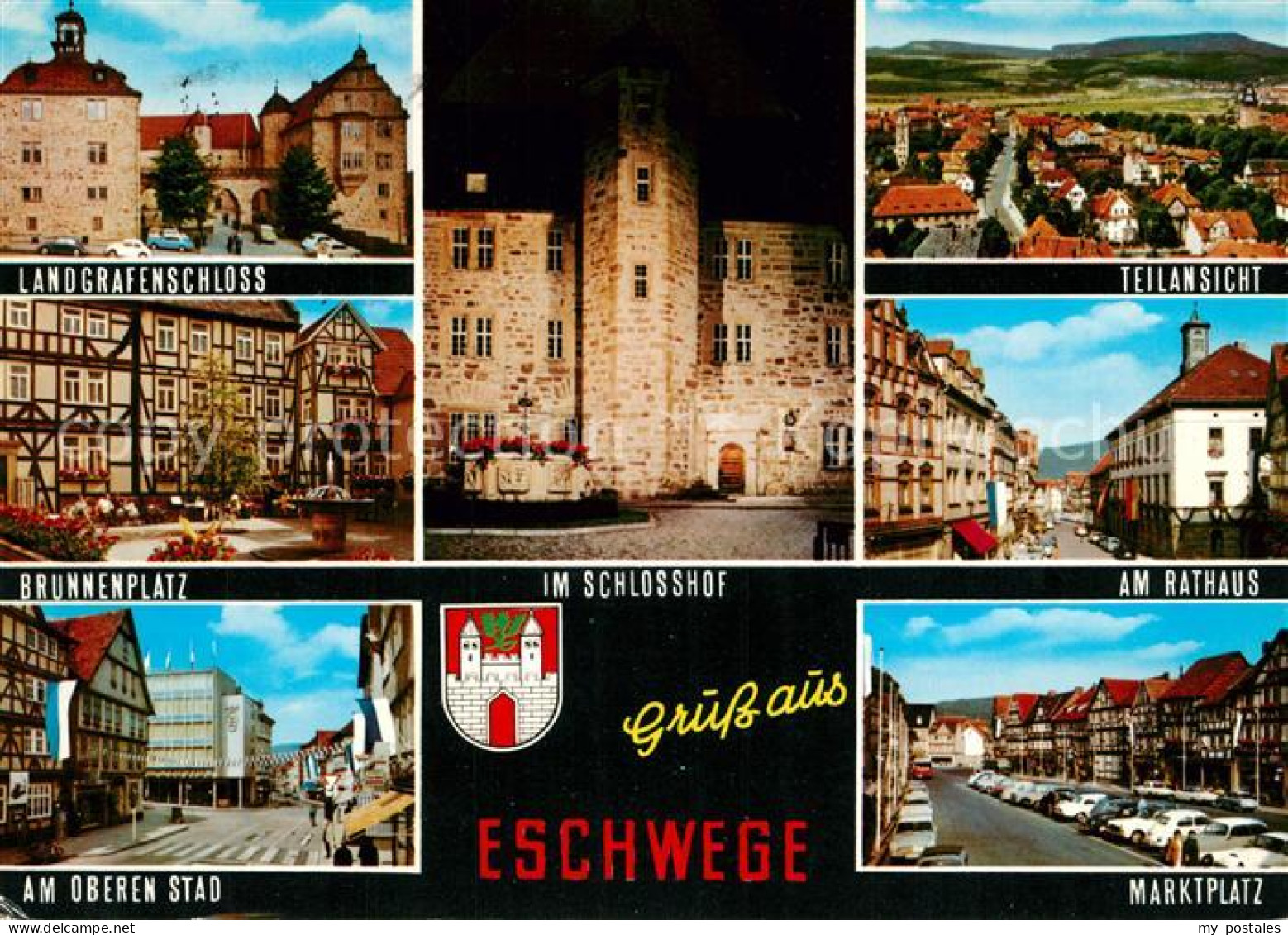 73204954 Eschwege Rathaus Landgrafenschloss Brunnenplatz Marktplatz Eschwege - Eschwege