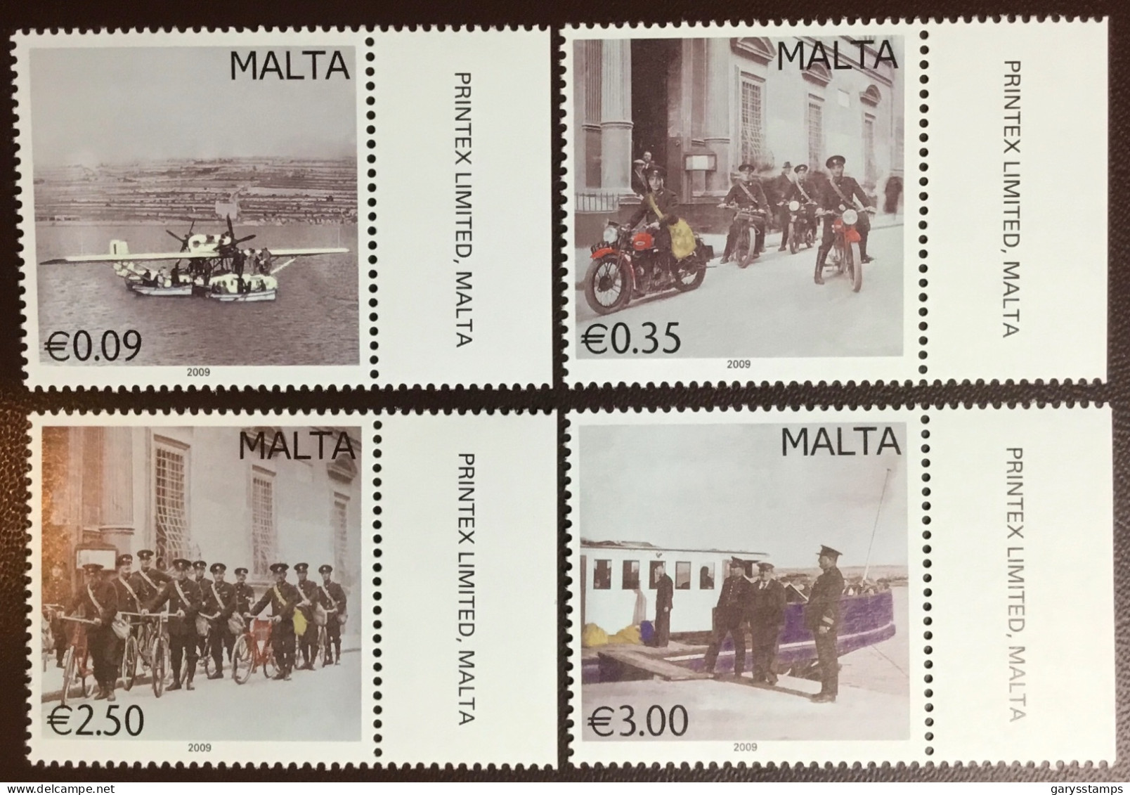 Malta 2009 Vintage Postal Transport MNH - Malte