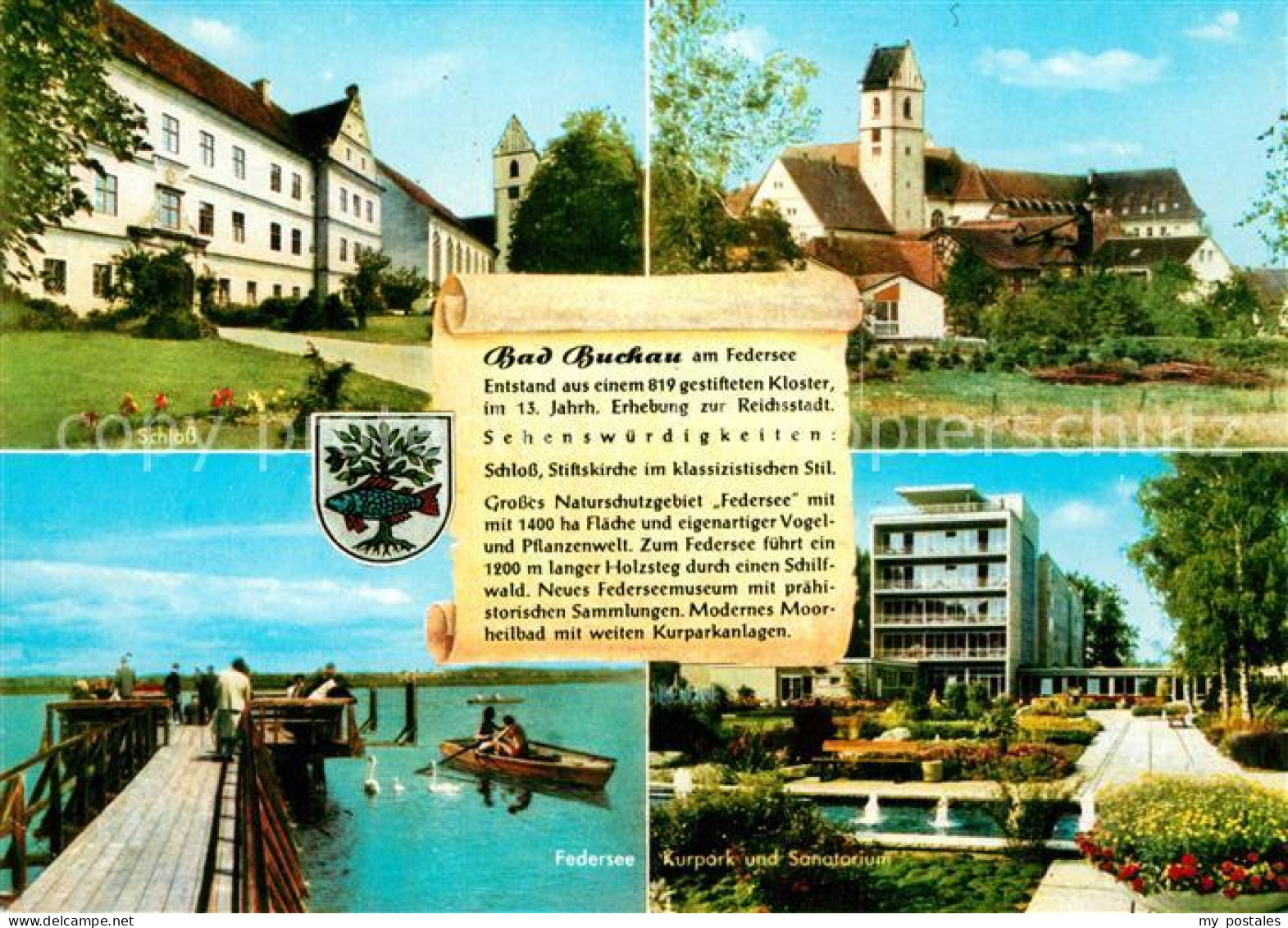 73204813 Bad Buchau Federsee Schloss Kurpark Sanatorium  Bad Buchau Federsee - Bad Buchau