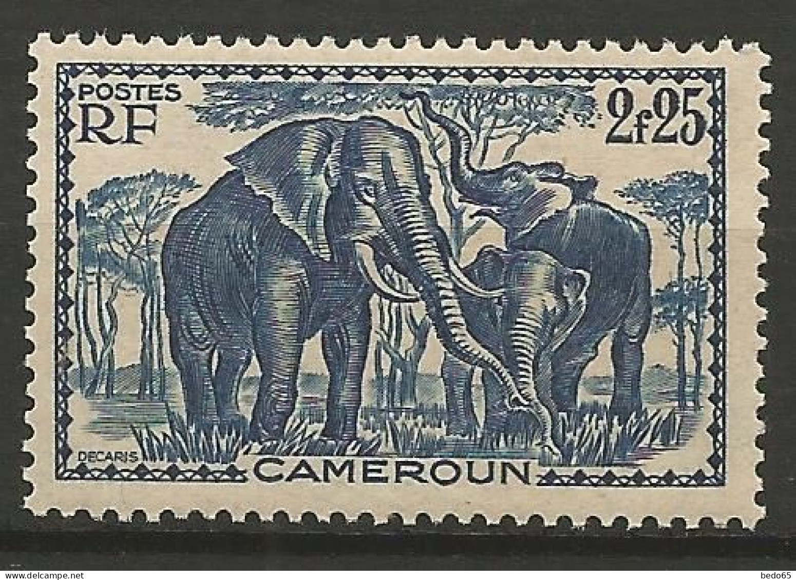 CAMEROUN N° 186 Gom Coloniale NEUF**  SANS CHARNIERE / Hingeless / MNH - Neufs