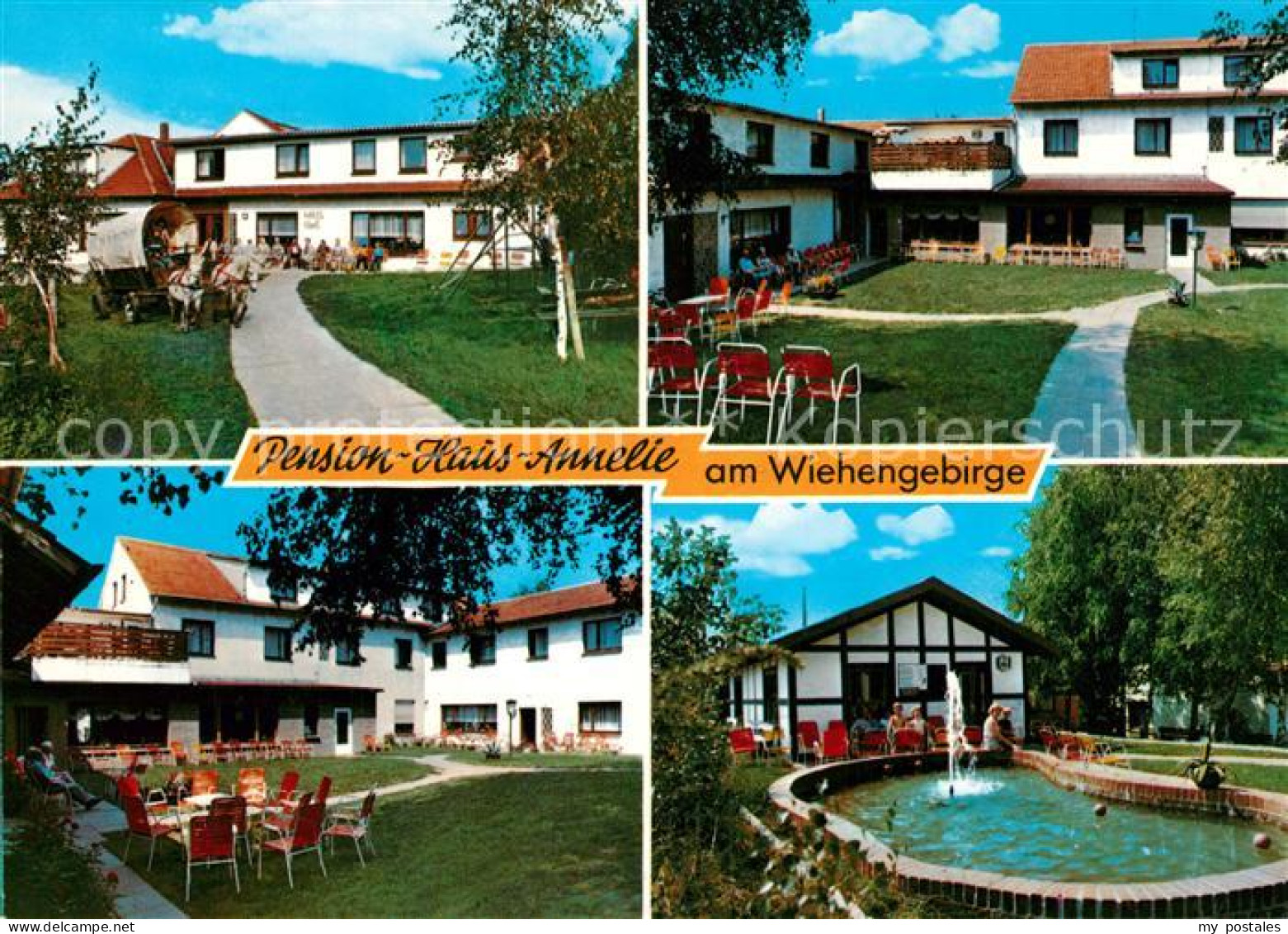 73204468 Bad Holzhausen Luebbecke Pension Haus Annelie Am Wiehengebirge Garten T - Getmold