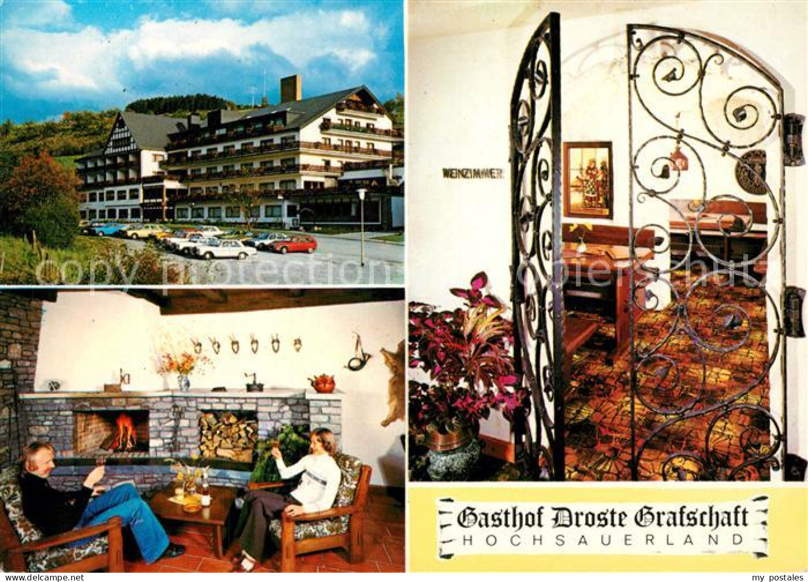 73204352 Grafschaft Sauerland Gasthof Droste Kaminzimmer Grafschaft Sauerland - Schmallenberg