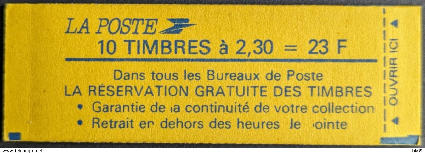 Variété 2614-C3ù Texte Couverture Imcomplet Dont 'd' De 'de' Et 'p' De Pointe Briat 2.30 R Carnet Fermé - Modernos : 1959-…