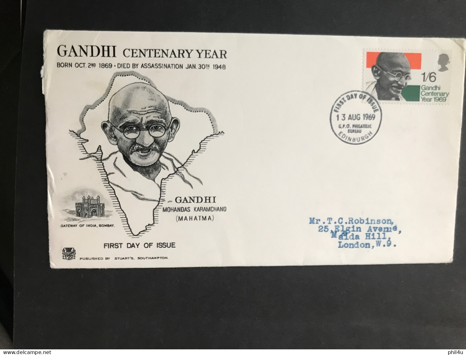 Mahatma Gandhi 3 Diff. GB US And Guyana South America Covers See Photos Always Welcome Your Offers - Mahatma Gandhi