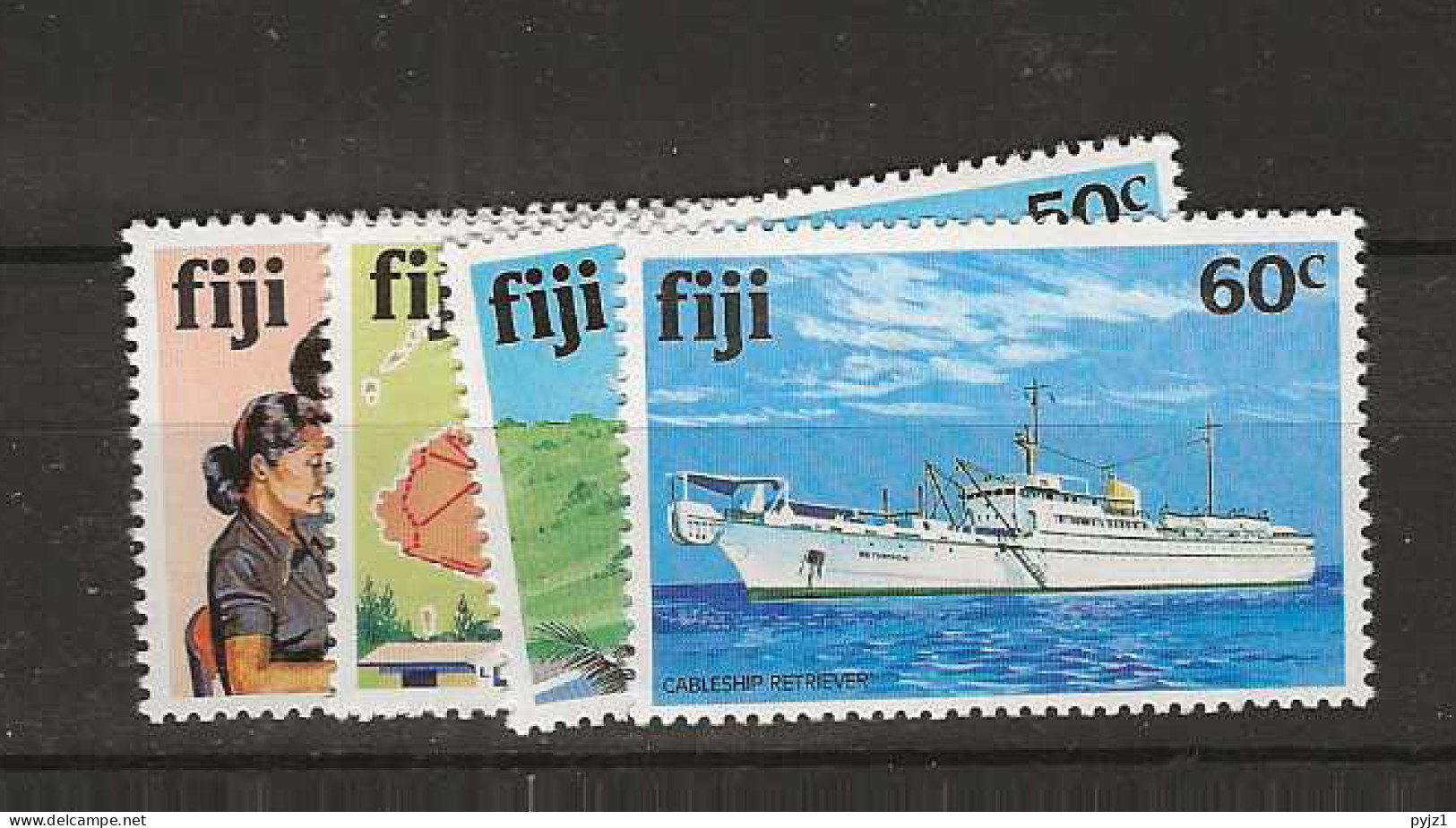 1981 MNH Fiji Mi 430-42 Postfris** - Fiji (1970-...)