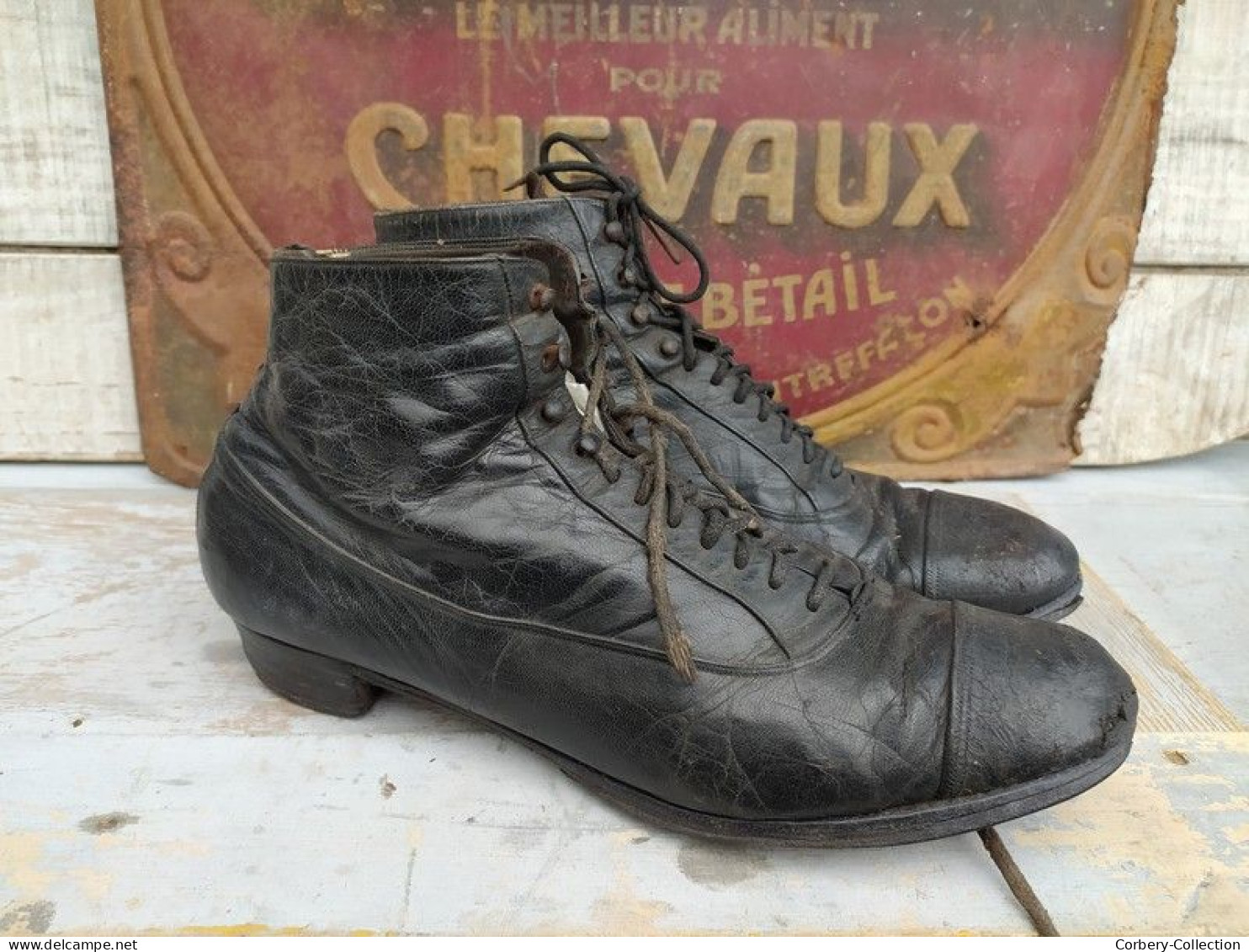 Anciennes Chaussures Bottines Femme Ca1900 - 1900-1940