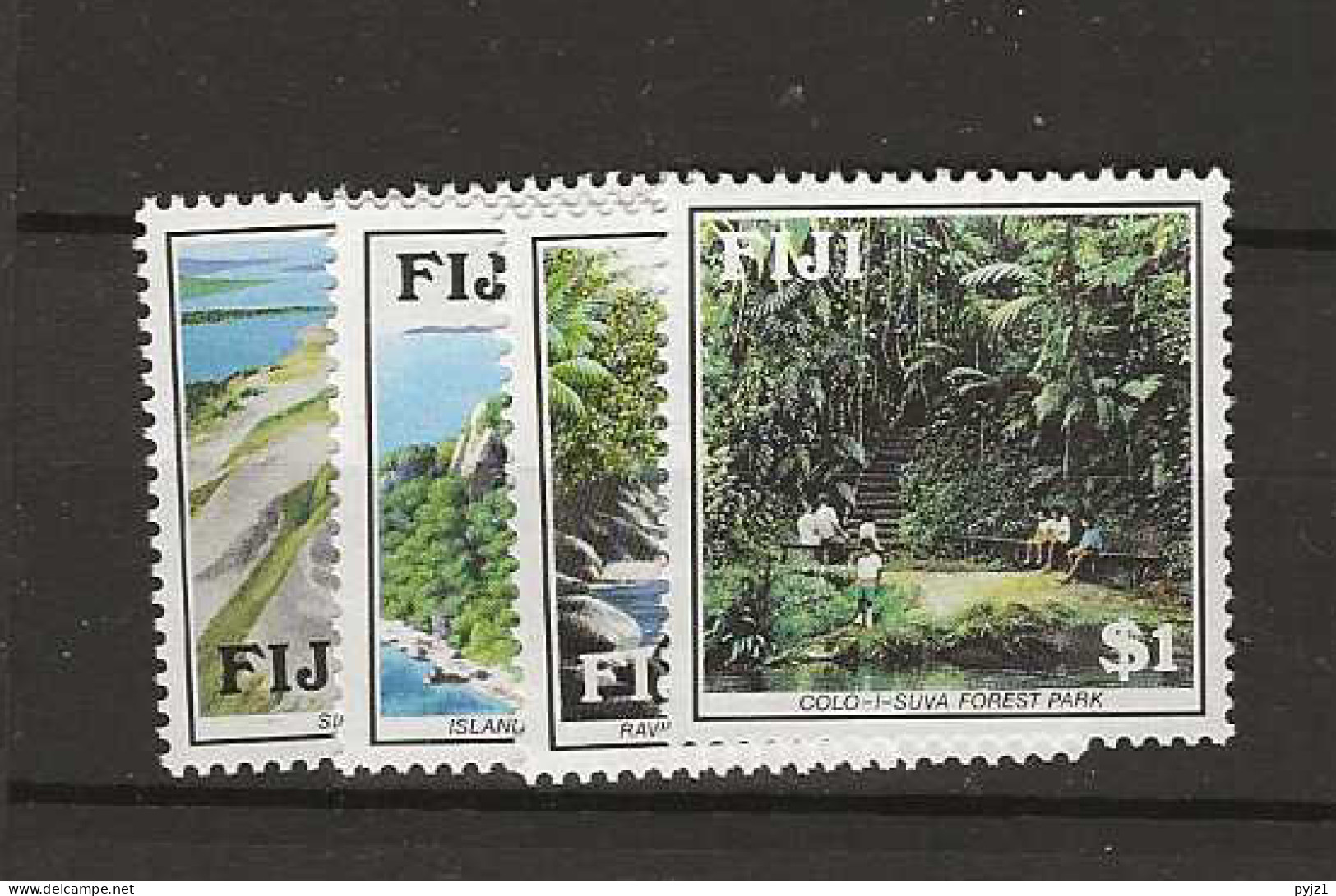 1991 MNH Fiji Mi 632-35 Postfris** - Fidji (1970-...)