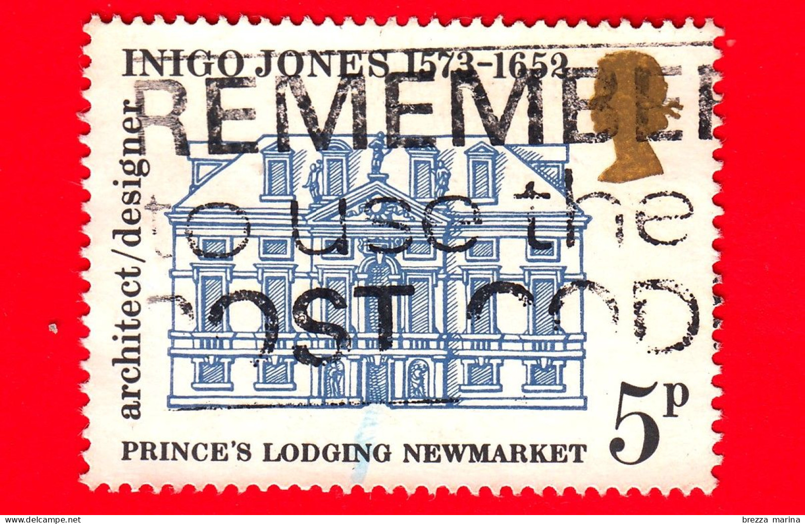 GB  UK GRAN BRETAGNA - Usato - 1973 - 400° Anniv. Nascita Di Inigo Jones (architetto E Progettista) - Prince's Lodging, - Oblitérés