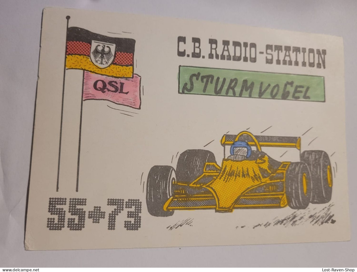 QSL Karte - CB-Radio - Station - Sturmvogel - Radio