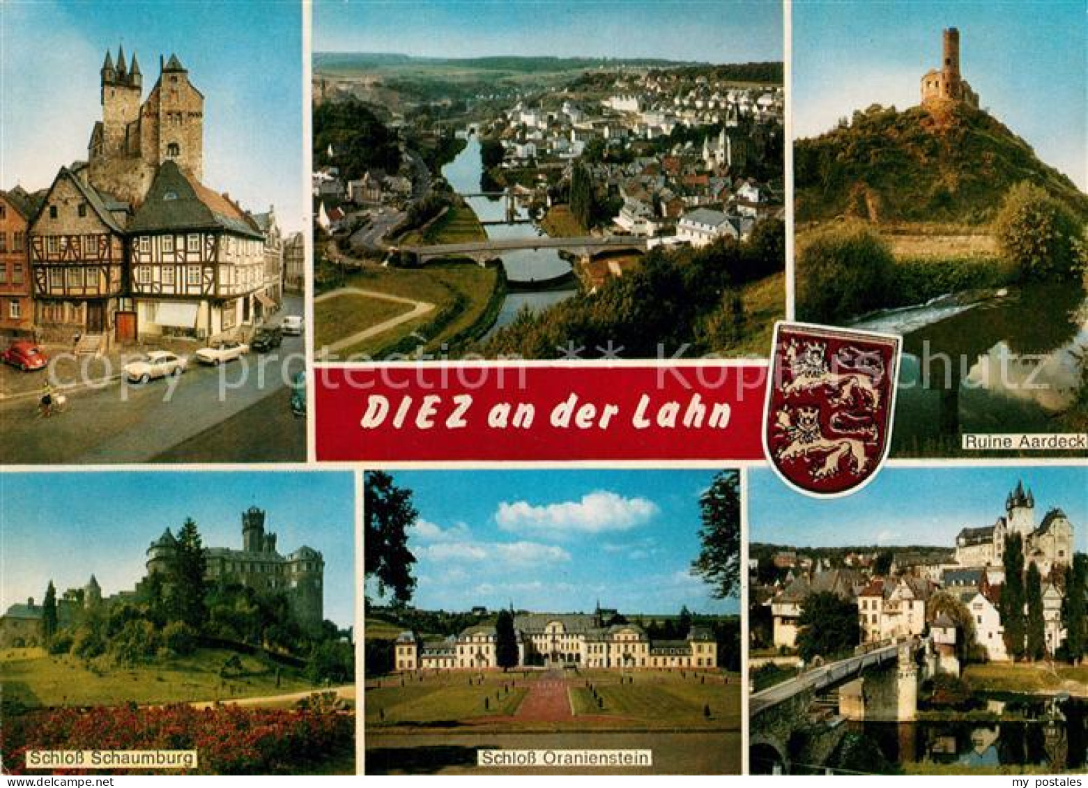 73203863 Diez Lahn Schloss Schaumburg Ruine Aardeck Schloss Oranienstein  Diez L - Diez