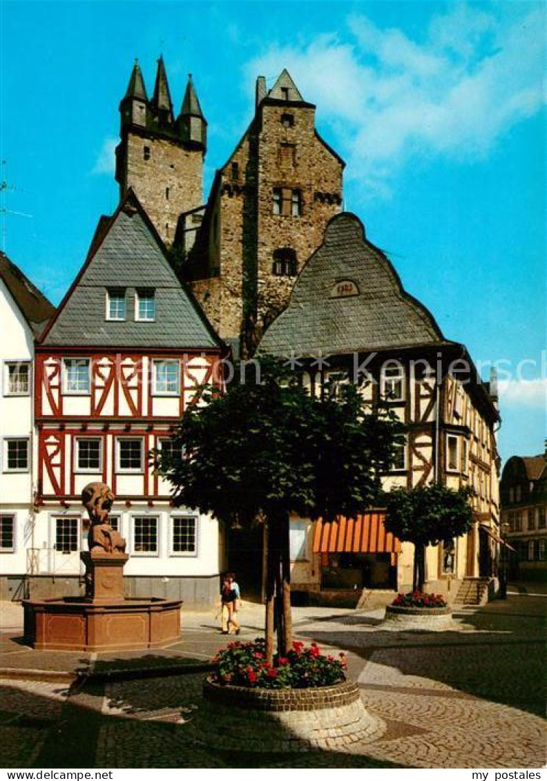 73203854 Diez Lahn Alter Markt Saeckerbrunnen Schloss  Diez Lahn - Diez