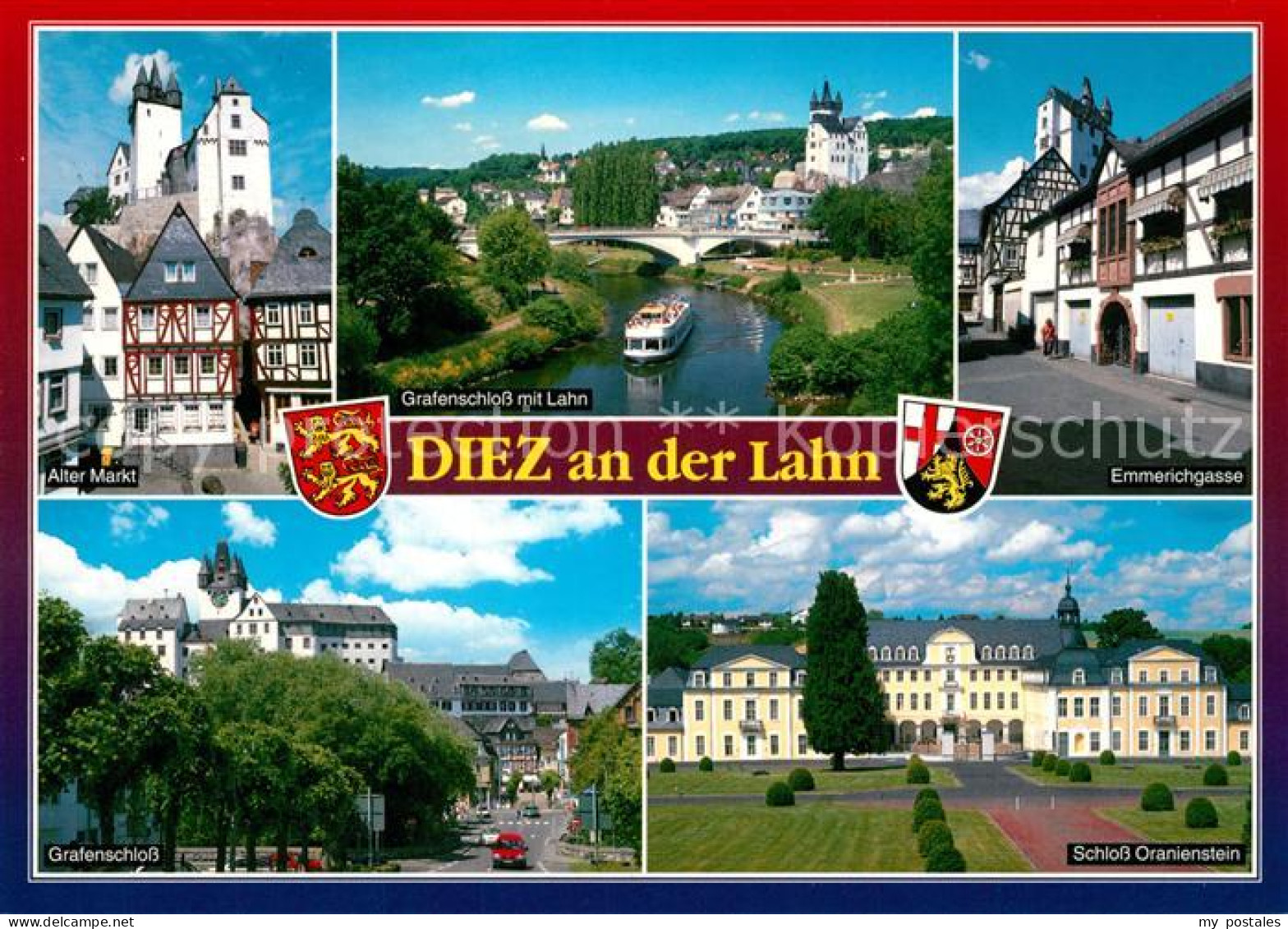 73203852 Diez Lahn Alter Markt Emmerichgasse Grafenschloss  Diez Lahn - Diez