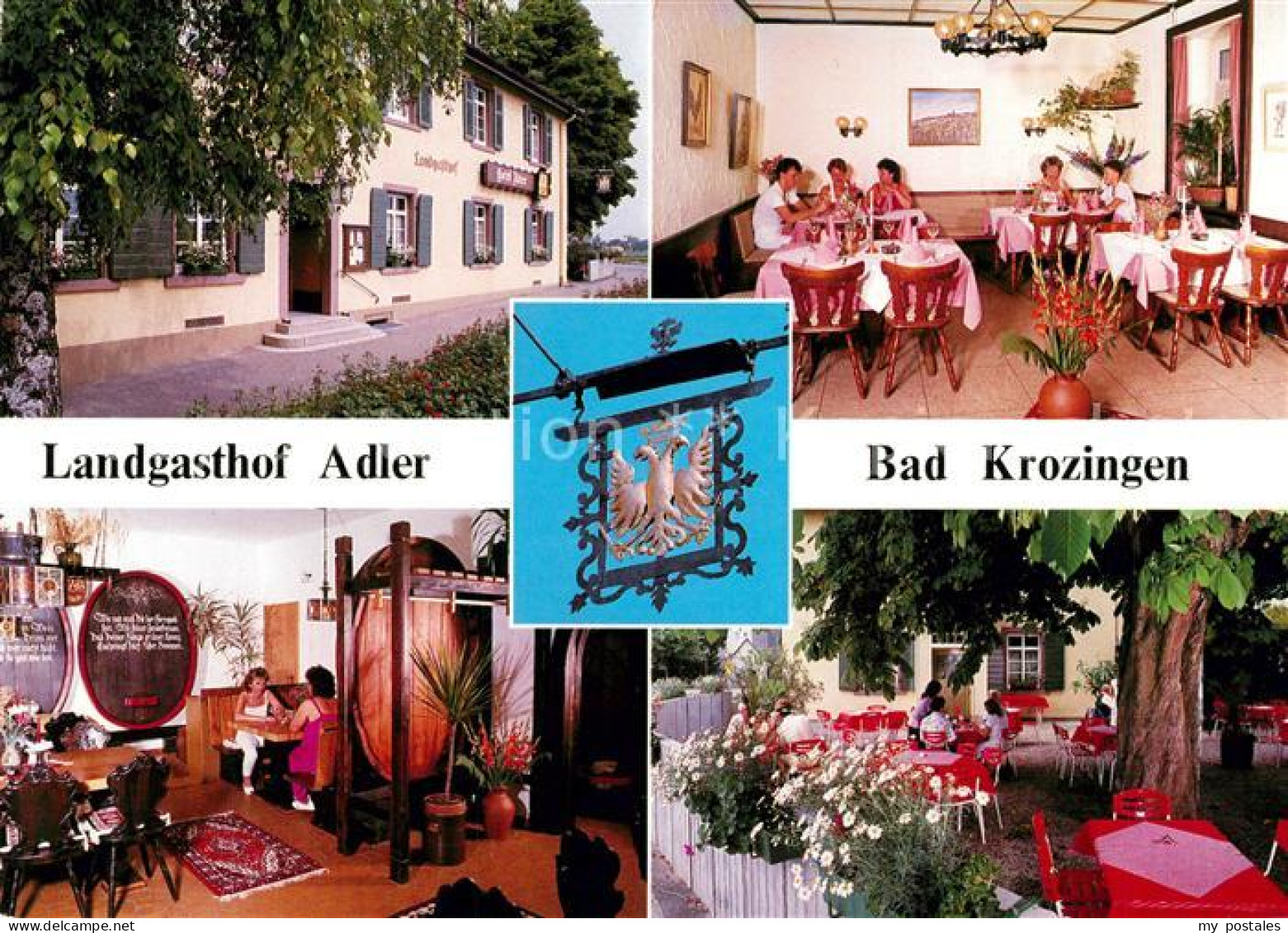 73203512 Bad Krozingen Landgasthof Adler Restaurant Terrasse Bad Krozingen - Bad Krozingen