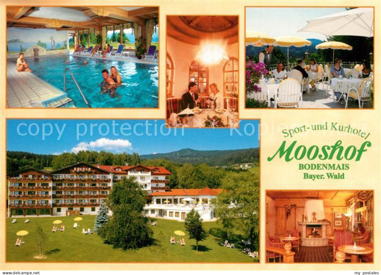 73203503 Bodenmais Sporthotel Kurhotel Mooshof Restaurant Hallenbad Liegewiese B - Bodenmais