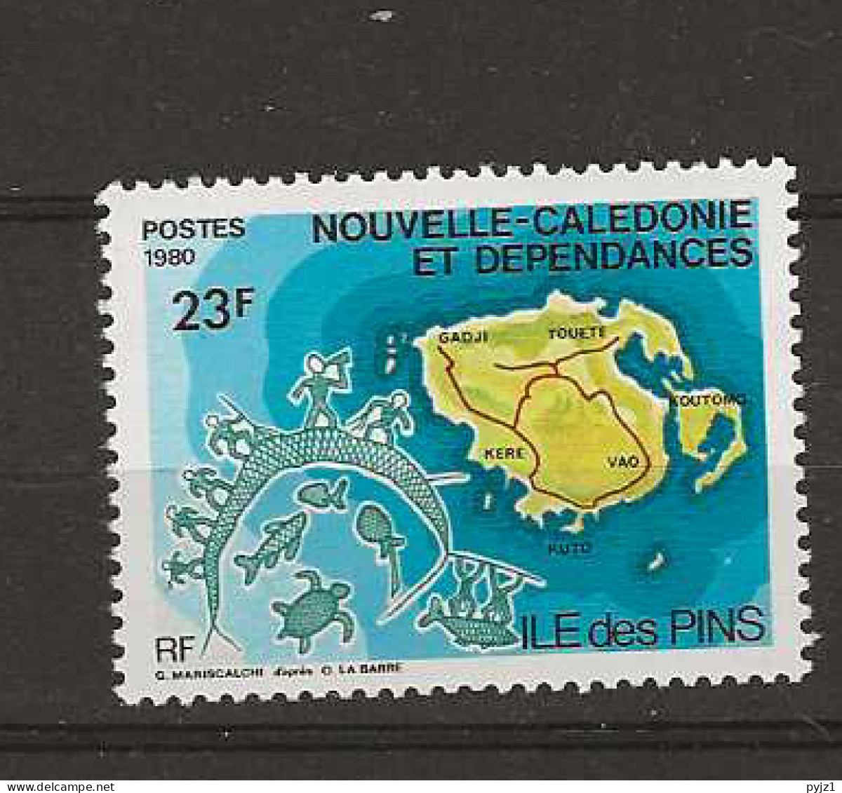 1980 MNH Nouvelle Caledonie Mi  641 Postfris** - Nuovi