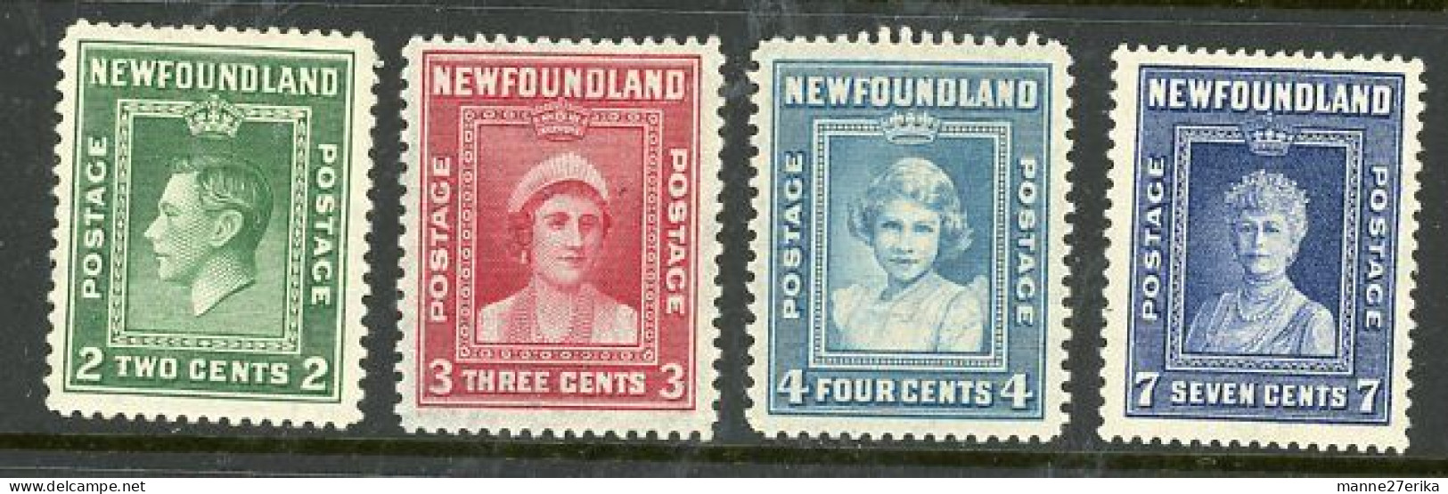 Newfoundland MH 1938 Royal Family Issue - 1908-1947