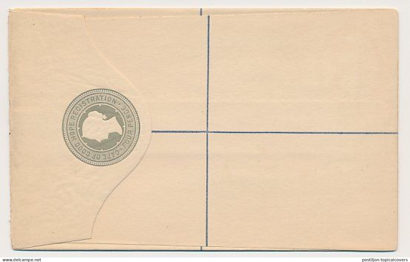 Registered Letter Cape Of Good Hope  - Postal Stationery - Cap De Bonne Espérance (1853-1904)