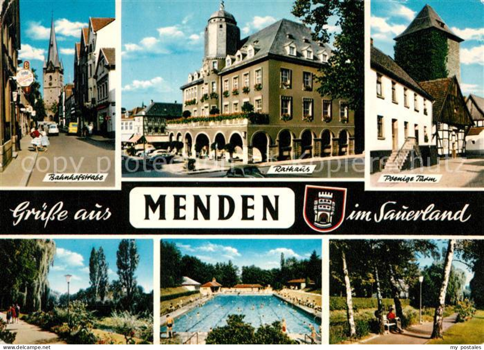 73203219 Menden Sauerland Rathaus Bahnhofstrasse  Menden Sauerland - Menden