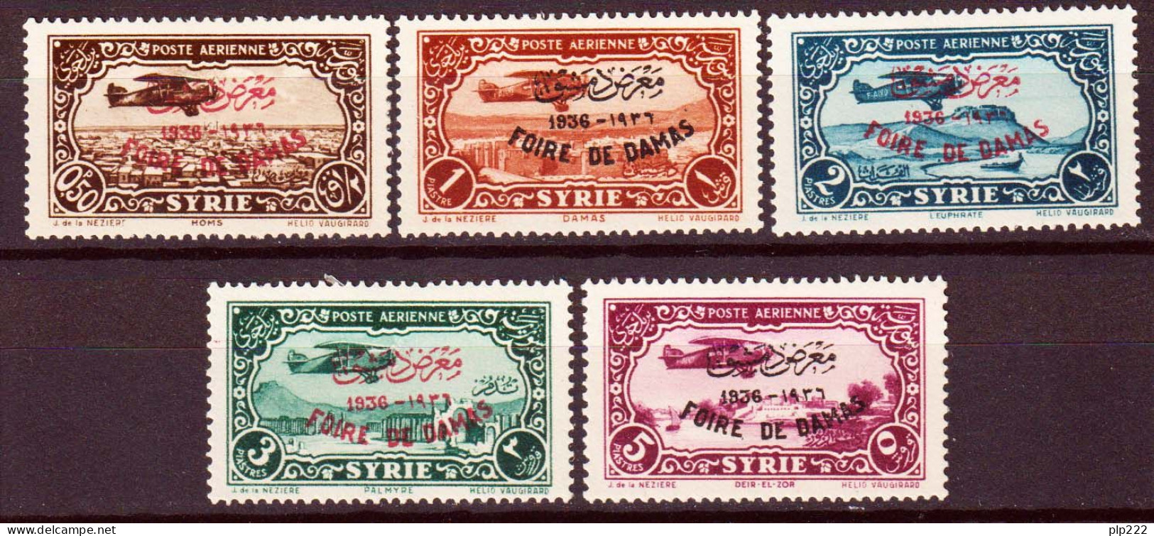 Siria 1936 Y.T.A69A/E */MH VF/F - Airmail