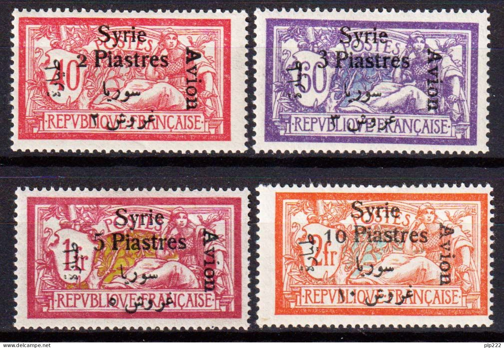 Siria 1924 Y.T.A22/25 */MH VF/F - Poste Aérienne