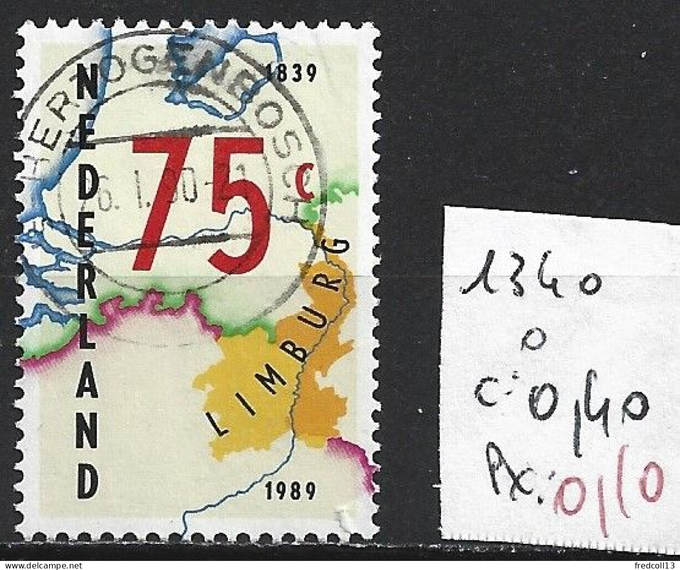 PAYS-BAS 1340 Oblitéré Côte 0.40 € - Used Stamps