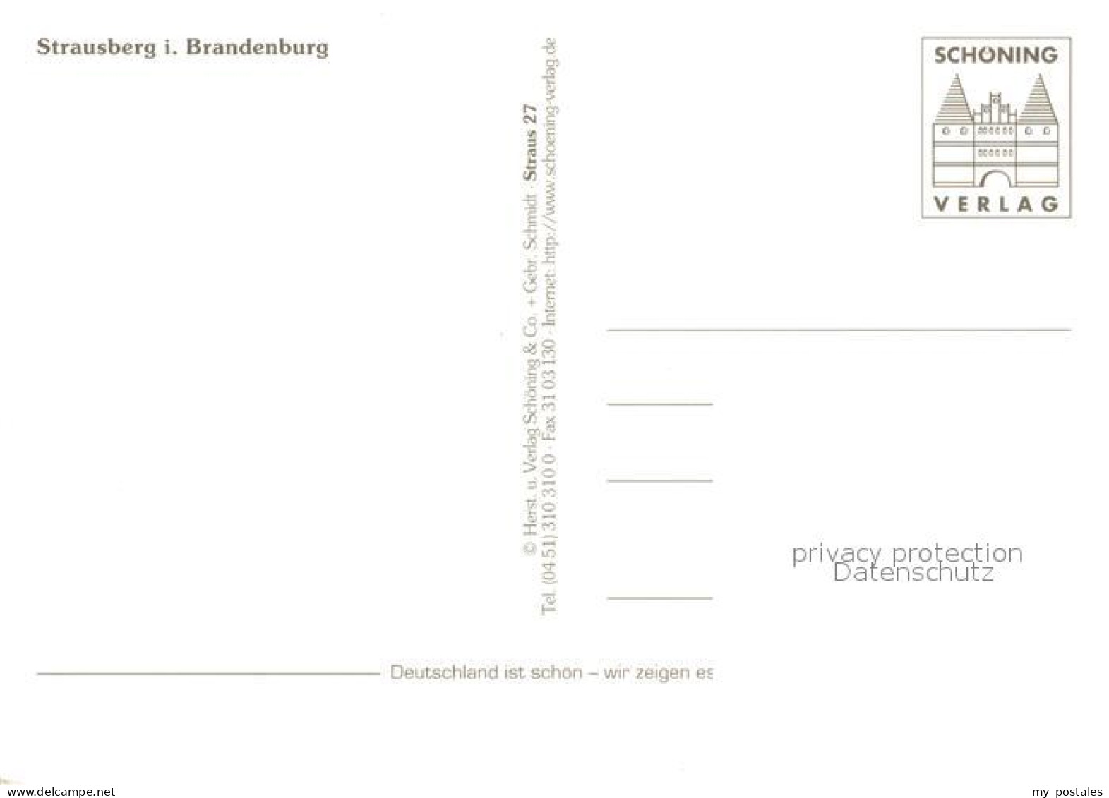 73202149 Strausberg Brandenburg  Strausberg Brandenburg - Strausberg
