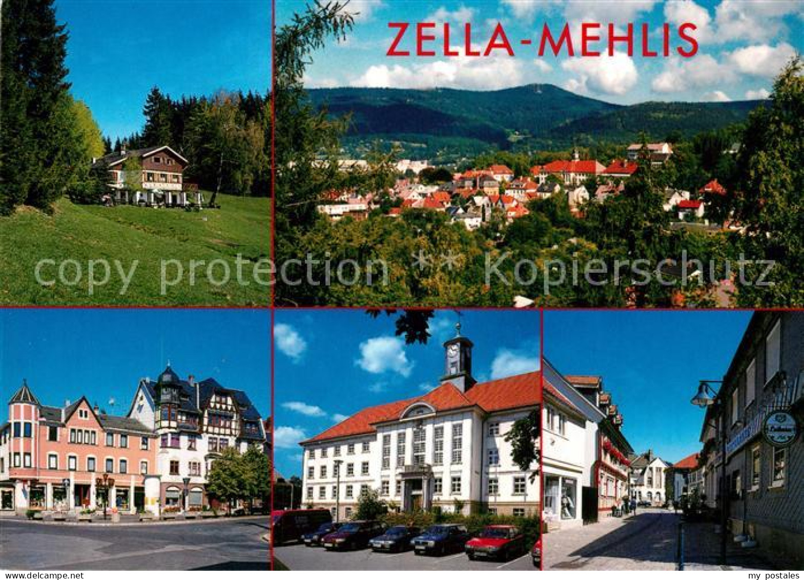 73202143 Zella-Mehlis Berghuette Schneidersgrund Rathaus Louis-Anschuetz-Strasse - Zella-Mehlis