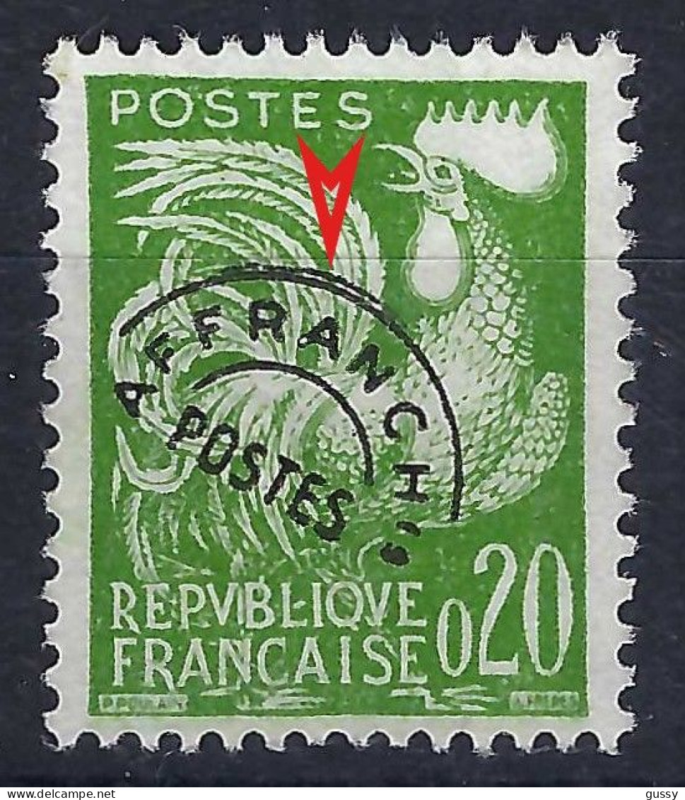 FRANCE Préobl. Ca.1960: Le Y&T 120, Var. "Arc De Cercle Ext. Dédoublé" - 1953-1960