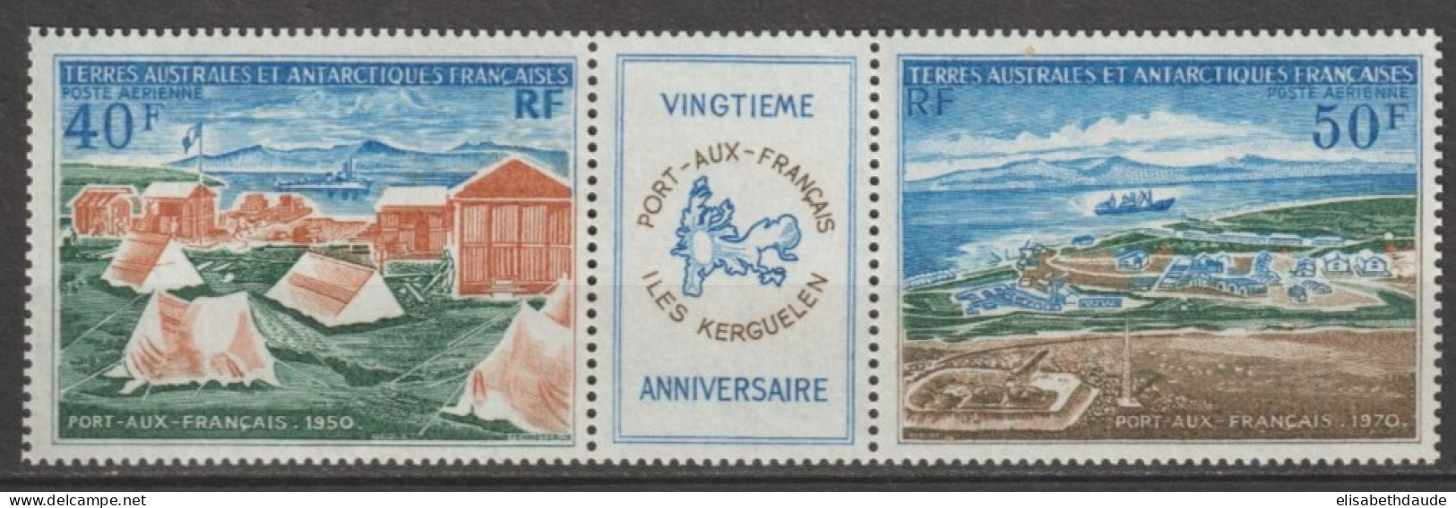 TAAF - 1971 - POSTE AERIENNE YVERT N° 26A ** MNH - COTE = 60 EUR. - Unused Stamps