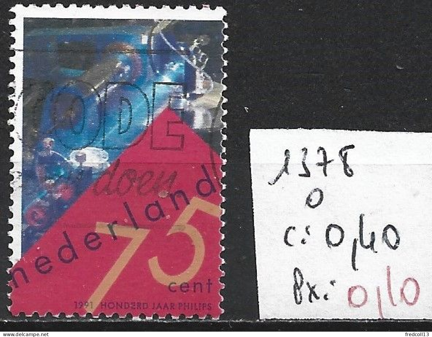 PAYS-BAS 1378 Oblitéré Côte 0.40 € - Used Stamps